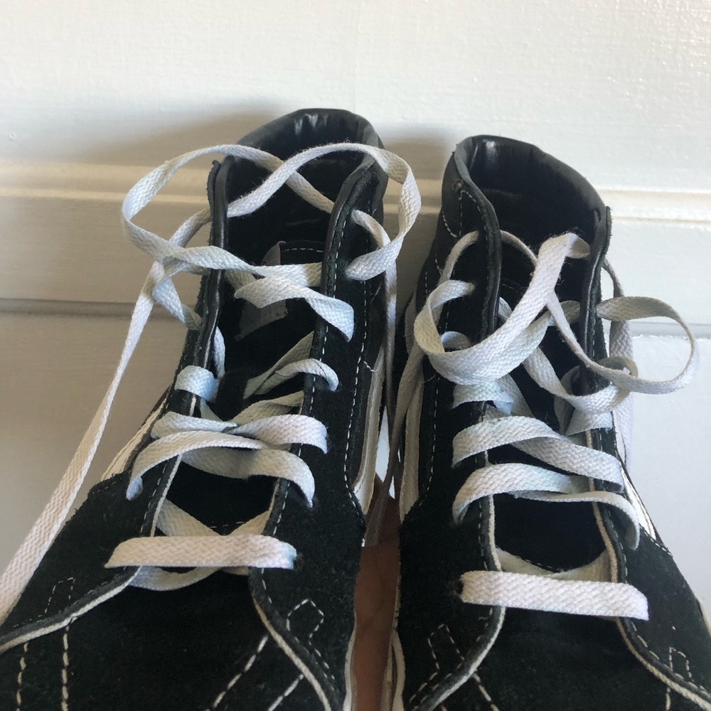 black high top vans